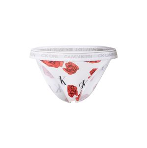 Calvin Klein Underwear Kalhotky 'BRAZILIAN'  červená / bílá
