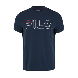 FILA Funkční tričko 'Ricki'  tmavě modrá / červená / bílá