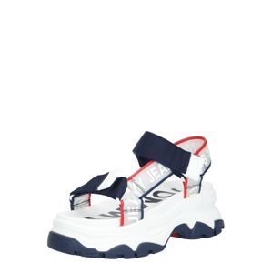 Tommy Jeans Sandály 'ROSIE 1C'  bílá / námořnická modř