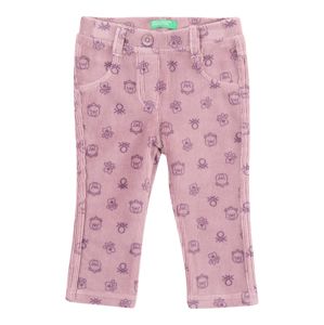 UNITED COLORS OF BENETTON Kalhoty  pastelově růžová / fialová