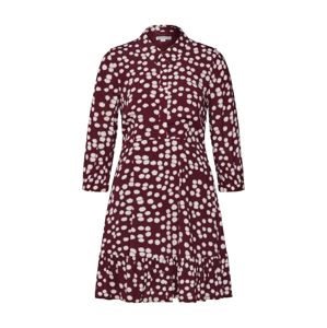 Whistles Košilové šaty 'ILLUSTRATED FLOWER DRESS'  burgundská červeň