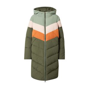 NÜMPH Zimní kabát 'Blackely'  oranžová / khaki / mátová / pastelově růžová