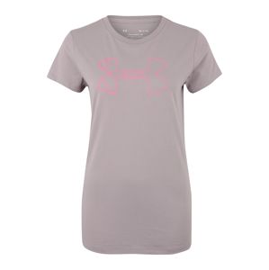 UNDER ARMOUR Funkční tričko 'GRAPHIC BL CLASSIC CREW'  šedá / pink