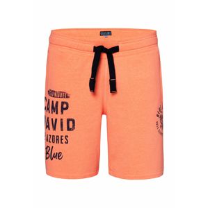 CAMP DAVID Kalhoty  jasně oranžová