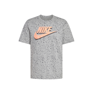 Nike Sportswear Tričko 'SWOOSH'  šedý melír / broskvová