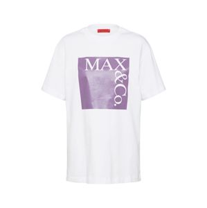 MAX&Co. Tričko  fialová / bílá