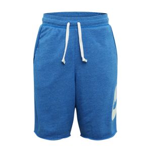 Nike Sportswear Kalhoty  bílá / královská modrá