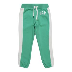 GAP Kalhoty  zelená / bílá