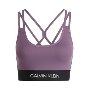 Calvin Klein Performance Sportovní podprsenka 'LOW SUPPORT BRA'  černá / fialová