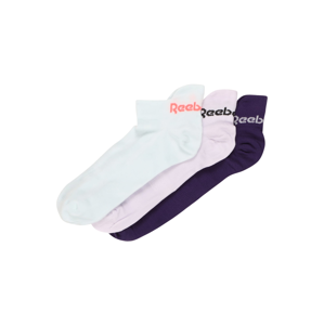 REEBOK Sportovní ponožky 'TECH STYLE'  fialová / bílá / tmavě fialová
