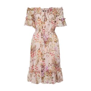 ONLY Letní šaty 'onlROSE OFFSHOULDER SHORT DRESS WVN'  mix barev / růžová
