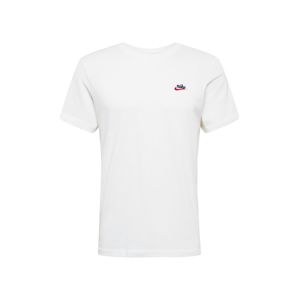 Nike Sportswear Tričko 'Heritage'  bílá / námořnická modř / melounová