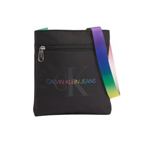Calvin Klein Jeans Taška přes rameno 'MICRO FLATPACK PRIDE'  černá / mix barev