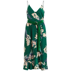VILA Letní šaty  modrá / zelená / broskvová