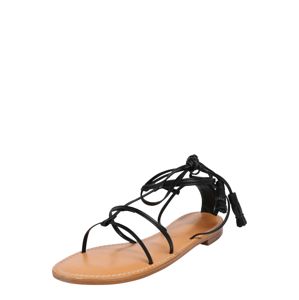 Filippa K Páskové sandály 'Bella Flat Sandal'  černá