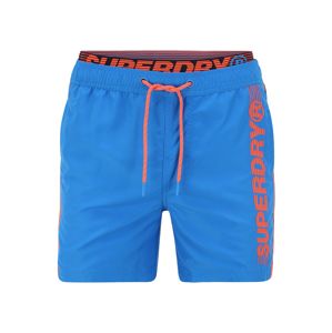 Superdry Plavecké šortky 'STATE VOLLEY'  oranžová / modrá