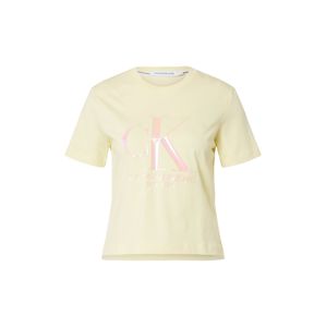 Calvin Klein Tričko  pink / žlutá
