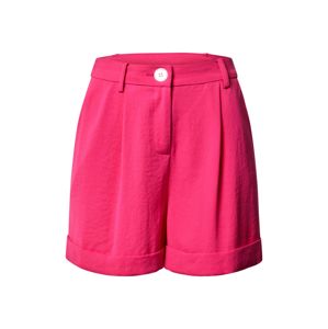 Miss Selfridge Kalhoty se sklady v pase 'Hot Pink Button Short'  pink