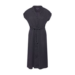 Mela London Košilové šaty 'POLKA DOT CAPPED SLEEVE BELTED SHIRT DRESS'  černá