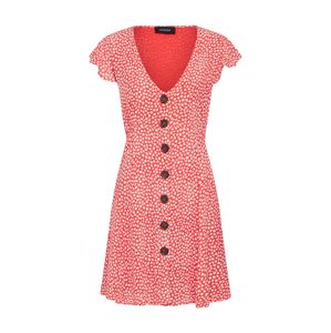 MINKPINK Letní šaty 'TINY BLOOM'  červená / bílá
