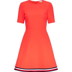 TOMMY HILFIGER Letní šaty 'Angela'  námořnická modř / bílá / červená / tmavě oranžová