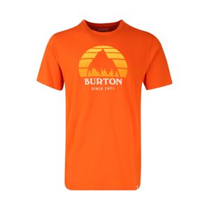 BURTON Tričko 'UNDERHILL'  bílá / oranžová / žlutá
