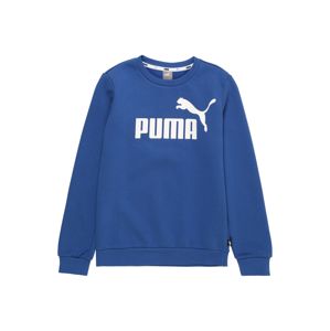 PUMA Sportovní mikina  modrá / bílá