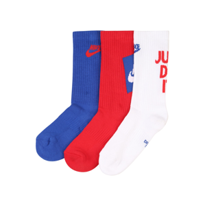 NIKE Sportovní ponožky  modrá / červená / bílá