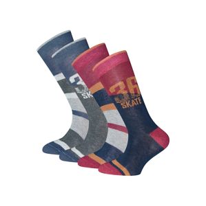 EWERS Ponožky  tmavě červená / šedá