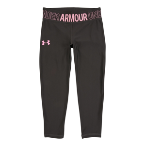 UNDER ARMOUR Sportovní kalhoty  šedá / světle růžová