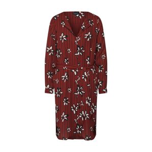 SELECTED FEMME Košilové šaty 'DYNELLA'  červená / černá / bílý melír