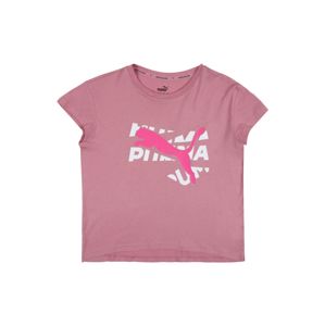 PUMA Funkční tričko  světle fialová / pink / bílá