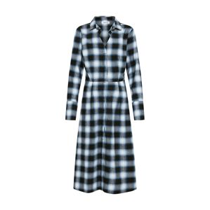 EDITED Košilové šaty 'Juliane'  modrá / světlemodrá / černá