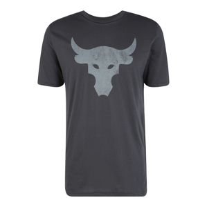 UNDER ARMOUR Funkční tričko 'Project Rock Brahma Bull '  tmavě šedá / černá