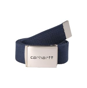 Carhartt WIP Opasek 'Clip Belt Chrome'  námořnická modř / stříbrně šedá
