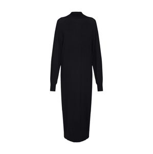 EDITED Úpletové šaty 'Idoia'  černá