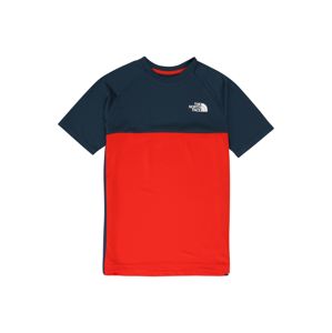 THE NORTH FACE Funkční tričko 'REACTOR'  tmavě modrá / červená / bílá
