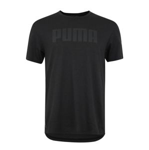 PUMA Funkční tričko 'Graphic Tee'  tmavě šedá / černá