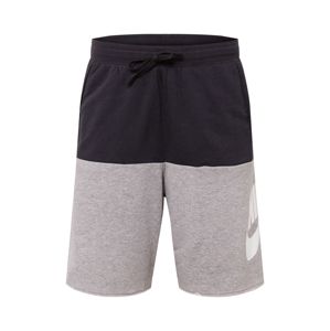 Nike Sportswear Kalhoty 'Alumni'  bílá / černá / šedý melír