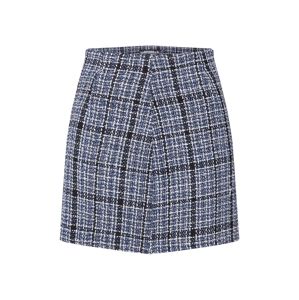 Missguided Sukně 'Boucle Check Mini Skirt'  modrá