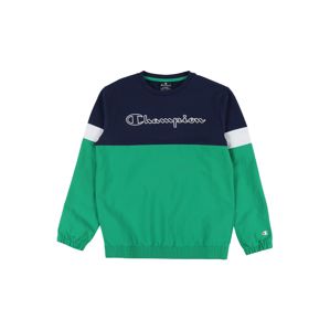 Champion Authentic Athletic Apparel Mikina 'Crewneck Sweatshirt'  noční modrá / zelená