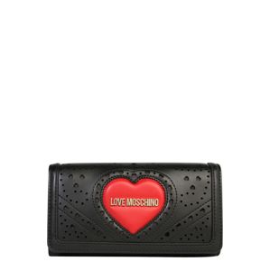 Love Moschino Peněženka 'PORTAFOGLI'  černá / světle červená