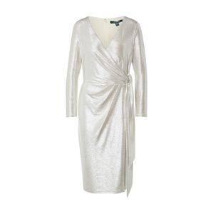 Lauren Ralph Lauren Koktejlové šaty 'HOLINDA'  champagne / stříbrně šedá