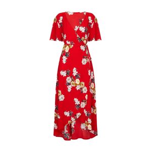 Mela London Letní šaty  krémová / mix barev / červená