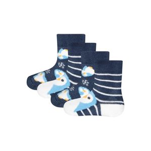 EWERS Ponožky  modrá / bílá / světlemodrá