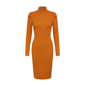 OBJECT Úpletové šaty 'THESSA'  tmavě oranžová