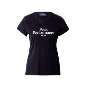 PEAK PERFORMANCE Funkční tričko  černá / bílá