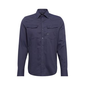 G-Star RAW Společenská košile '3301 slim shirt ls'  tmavě modrá