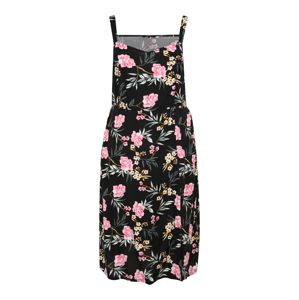 Vero Moda Curve Letní šaty 'SIMPLY EASY'  černá / světle růžová