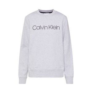 Calvin Klein Mikina 'CORE LOGO PRT SWEATSHIRT'  šedý melír